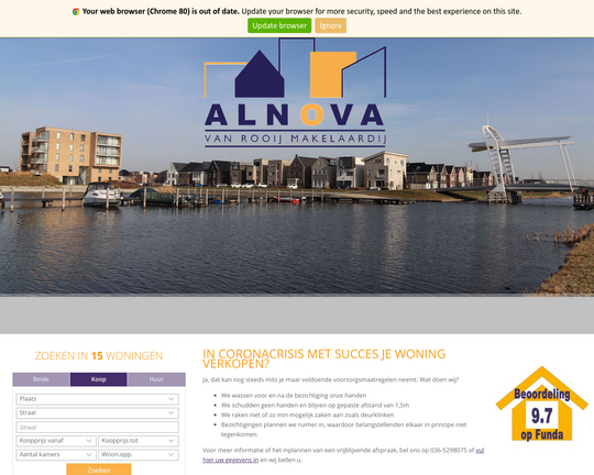ALNOVA Makelaardij Logo