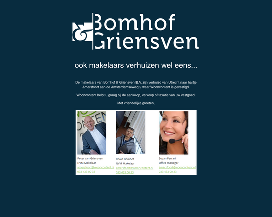 Bomhof & Griensven Makelaars Logo