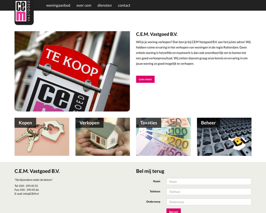 C.E.M. Vastgoed B.V. Logo
