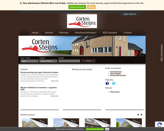 Corten & Steijns Makelaardij Logo