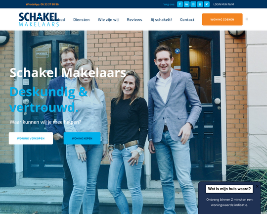 De Schakel Makelaars Logo