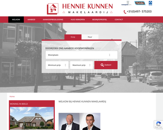 Hennie Kunnen Makelaardij Logo
