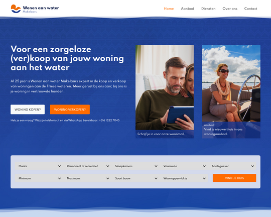 Wonen aan water Logo